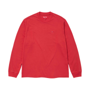 Supreme Small Box LS T-Shirt Washed Red - 24SS