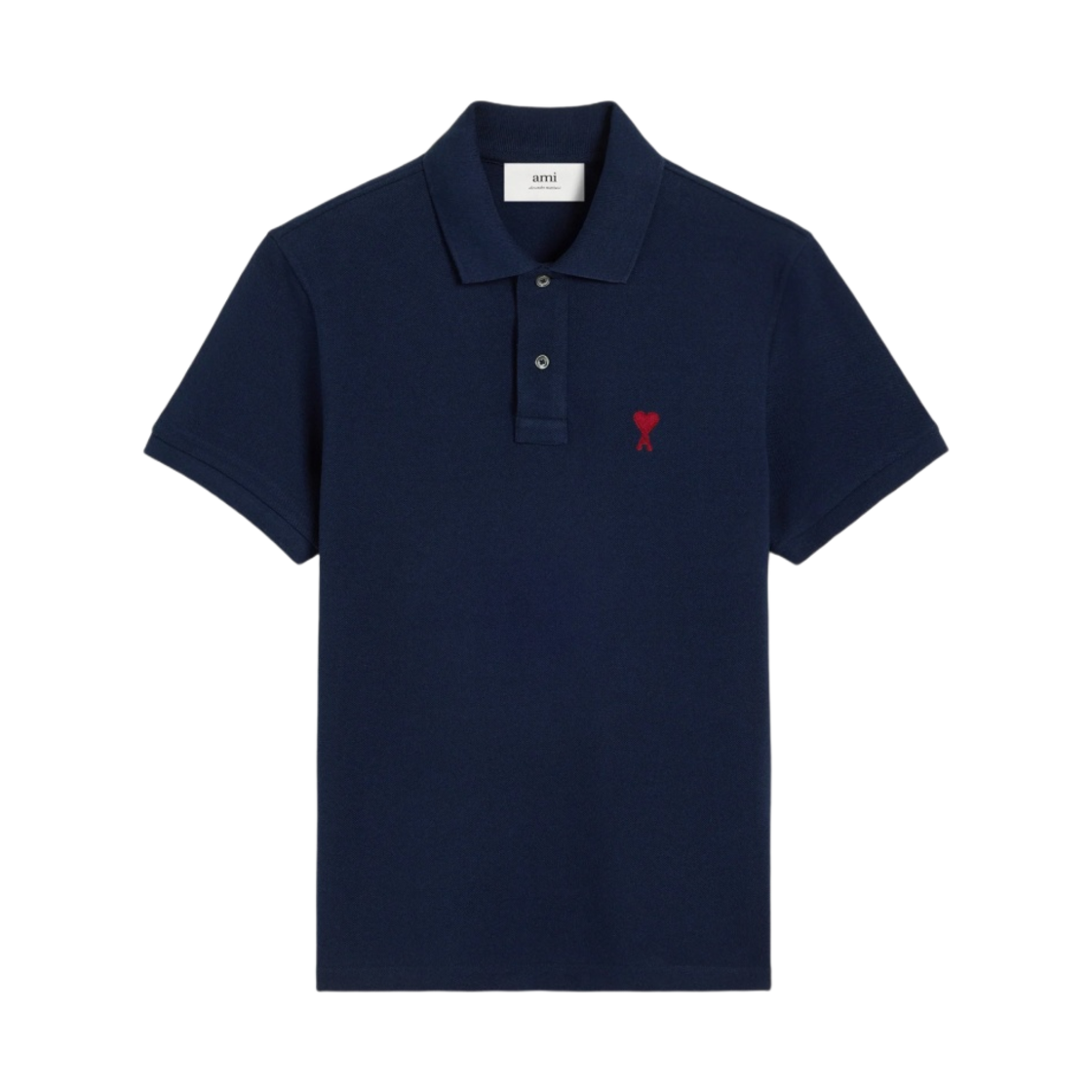 아미 스몰 하트 로고 폴로 셔츠 나이트 블루(AMI de Coeur Polo Shirt Night Blue)
