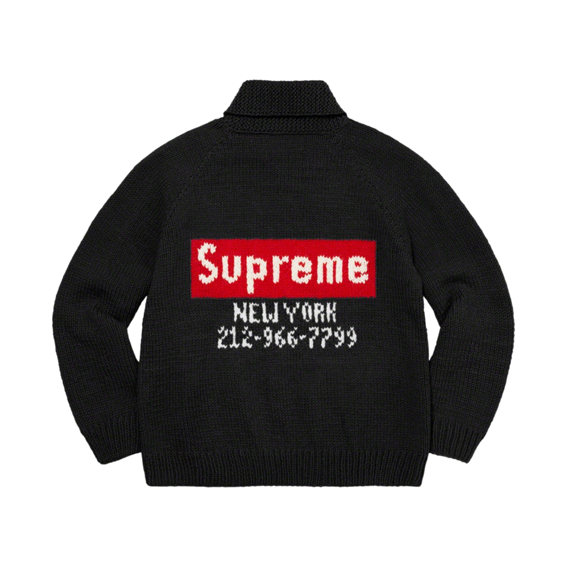 슈프림 박스로고 코위찬 스웨터 블랙 - 22FW