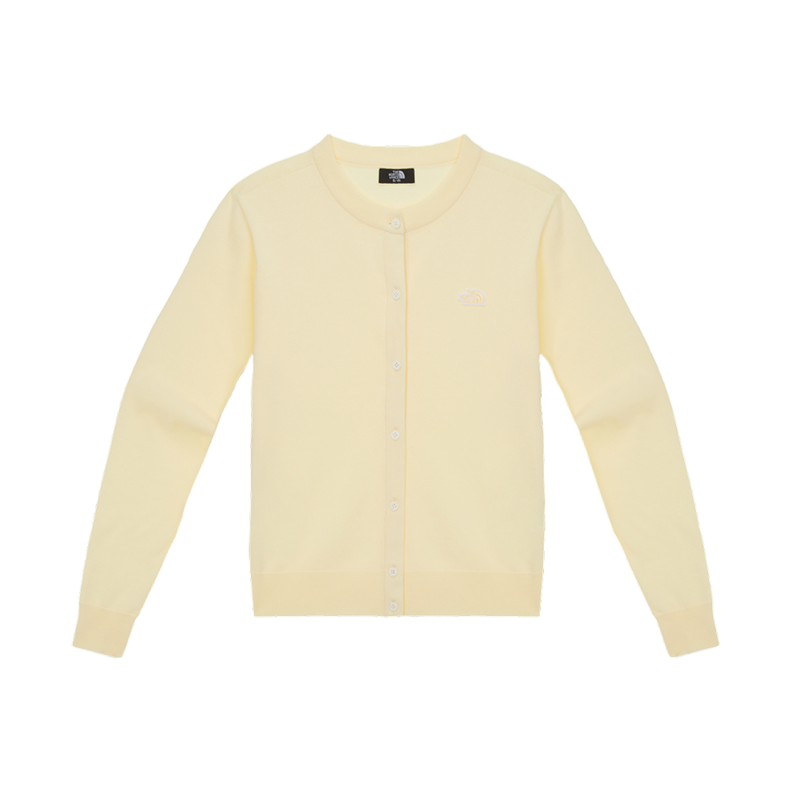 NJ5SR31B (W) The North Face Holiday Cardigan Light Yellow - 25SS
