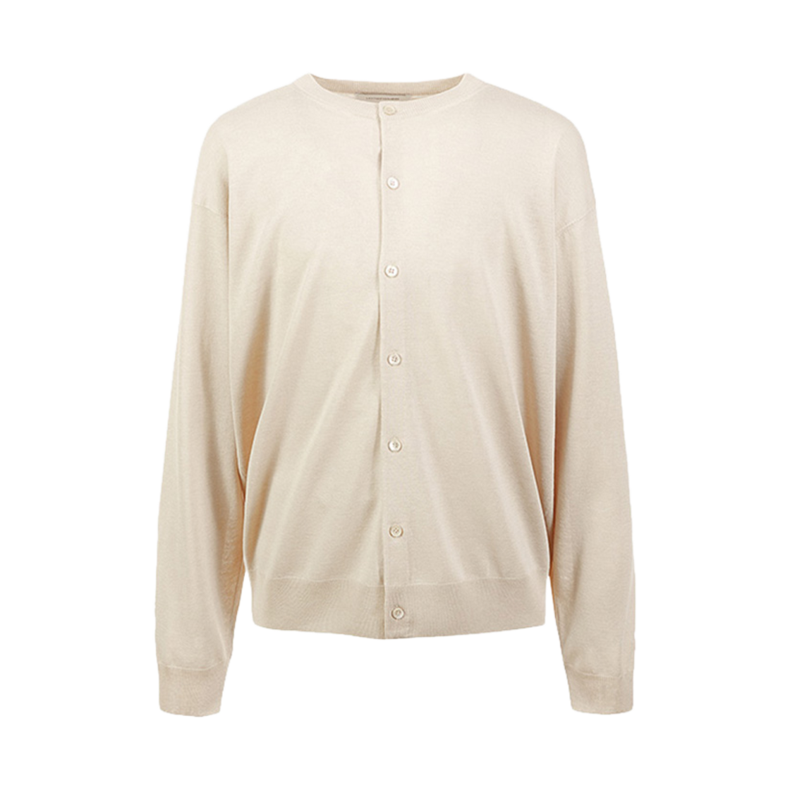 LH2511KN006EBE Le17Septembre Sheer Crewneck Cardigan Beige