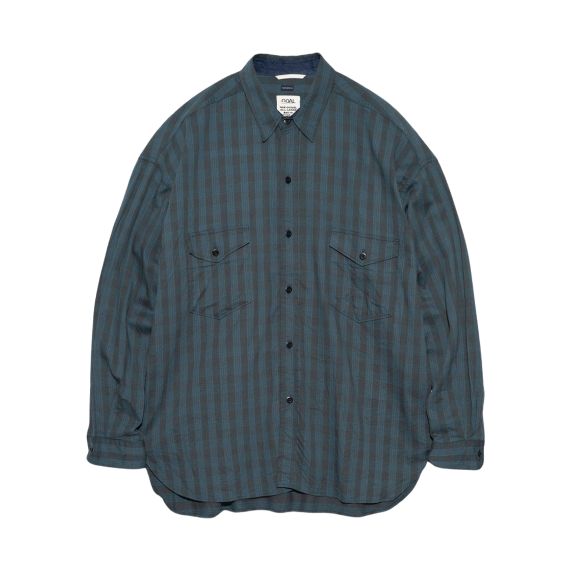 SUGF356 Nanamica Cotton Silk Deck Shirt Navy