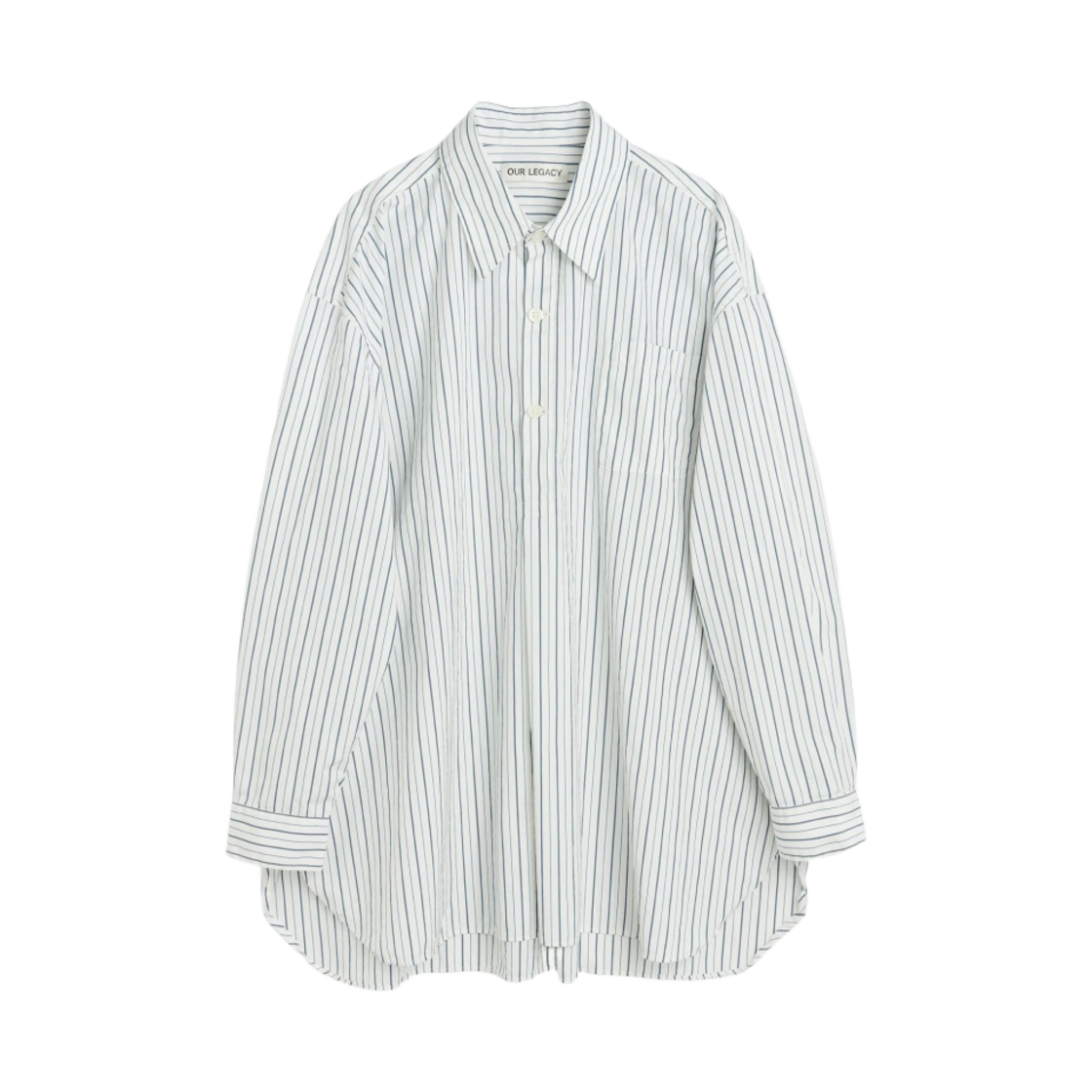 아워레가시 팝오버 셔츠 올림픽 화이트 스트라이프(Our Legacy Popover Shirt Olympic White Stripe)