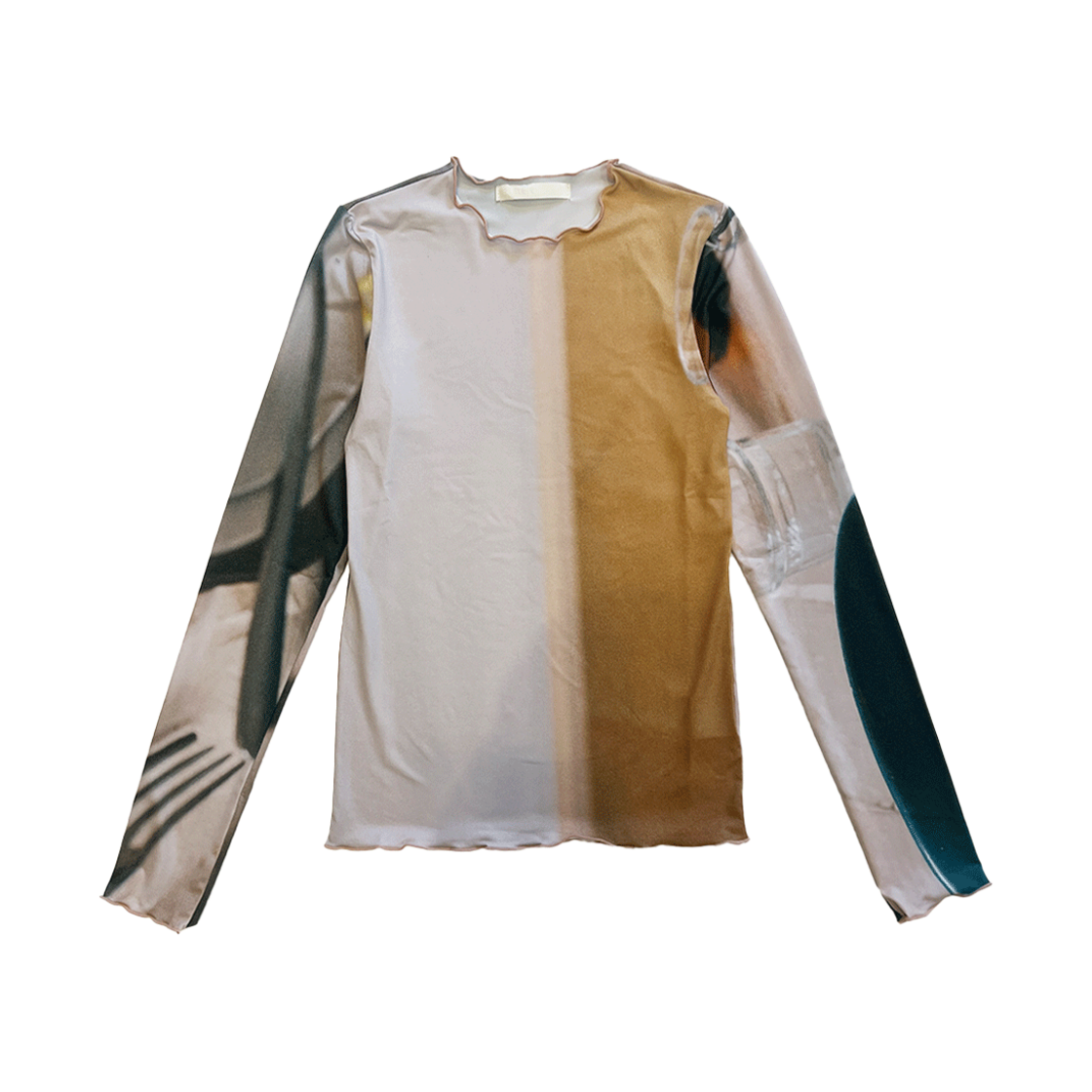 S25SS1004LTB SEEN Printing Long Sleeve Table