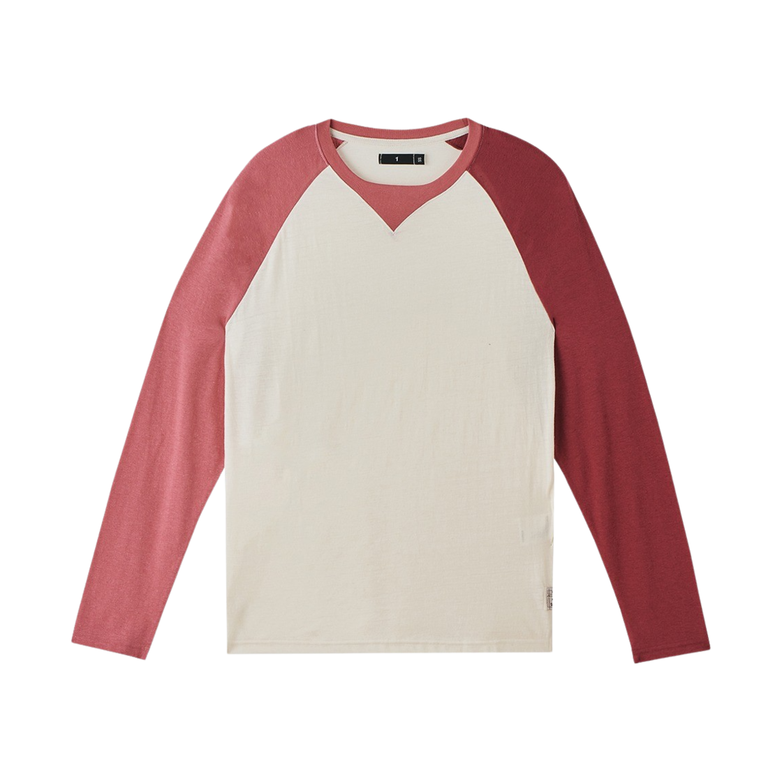 사파리스팟 코티지 린넨 나그랑 롱슬리브 핑크 크림 버건디