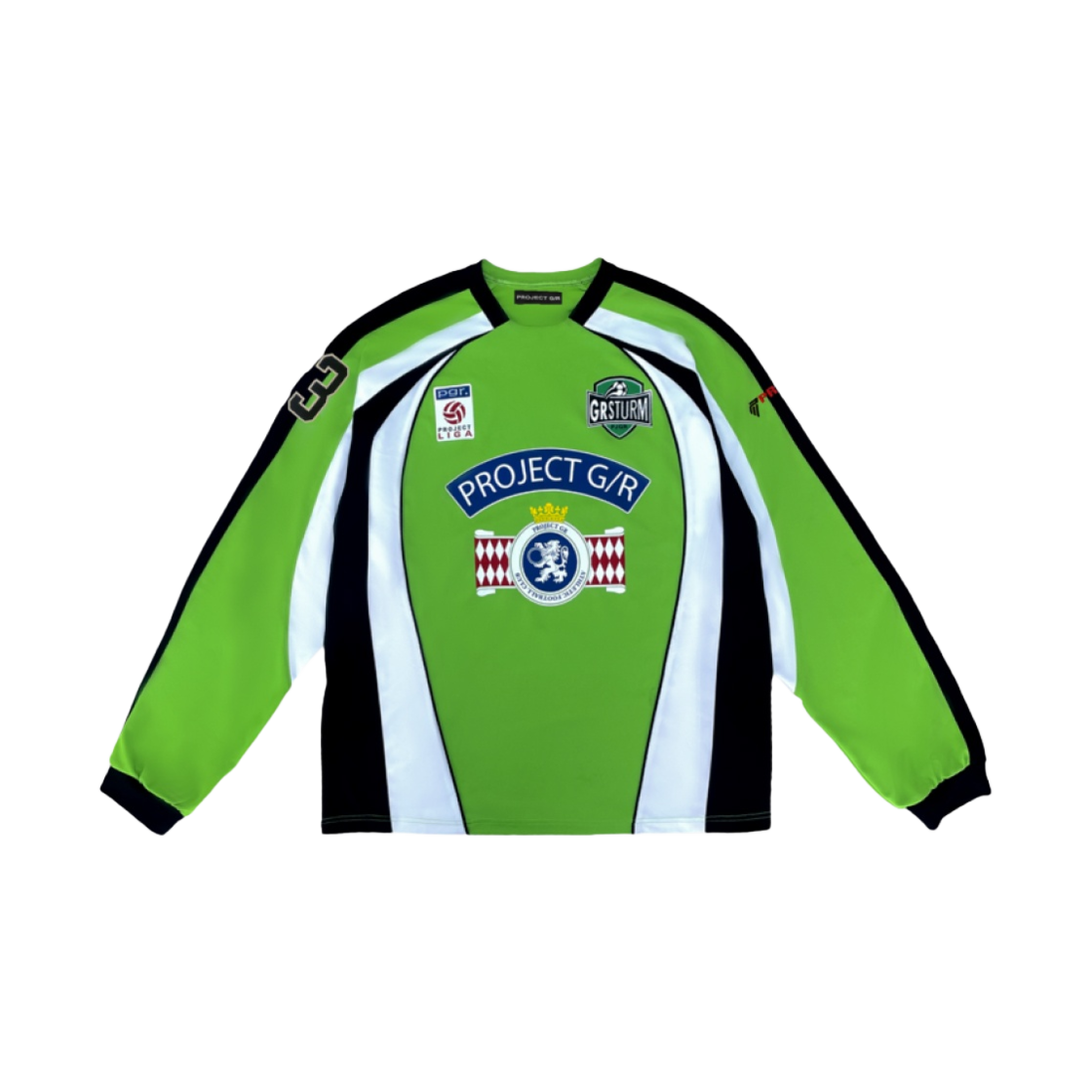 프로젝트 G/R 롱슬리브 풋볼 저지 그린(Project G/R Long Sleeve Football Jersey Green)
