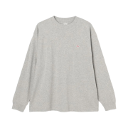 Danton Plain Long Sleeve T-Shirt Top Grey