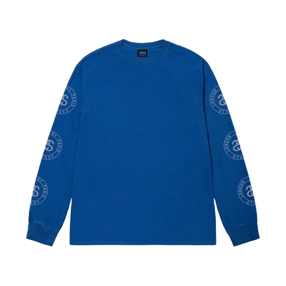 스투시 씰 피그먼트 다이드 롱슬리브 티셔츠 블루(Stussy Seal Pigment Dyed LS T-Shirt Blue) - 1
