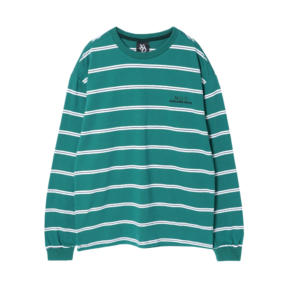 P000000O NOD Big Stripe Long Sleeve Green