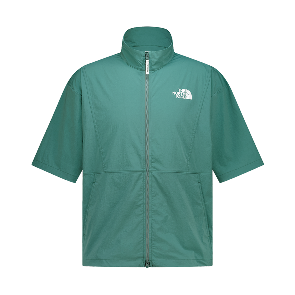 NT7KR01N The North Face Eira S/S Zip Up Jade