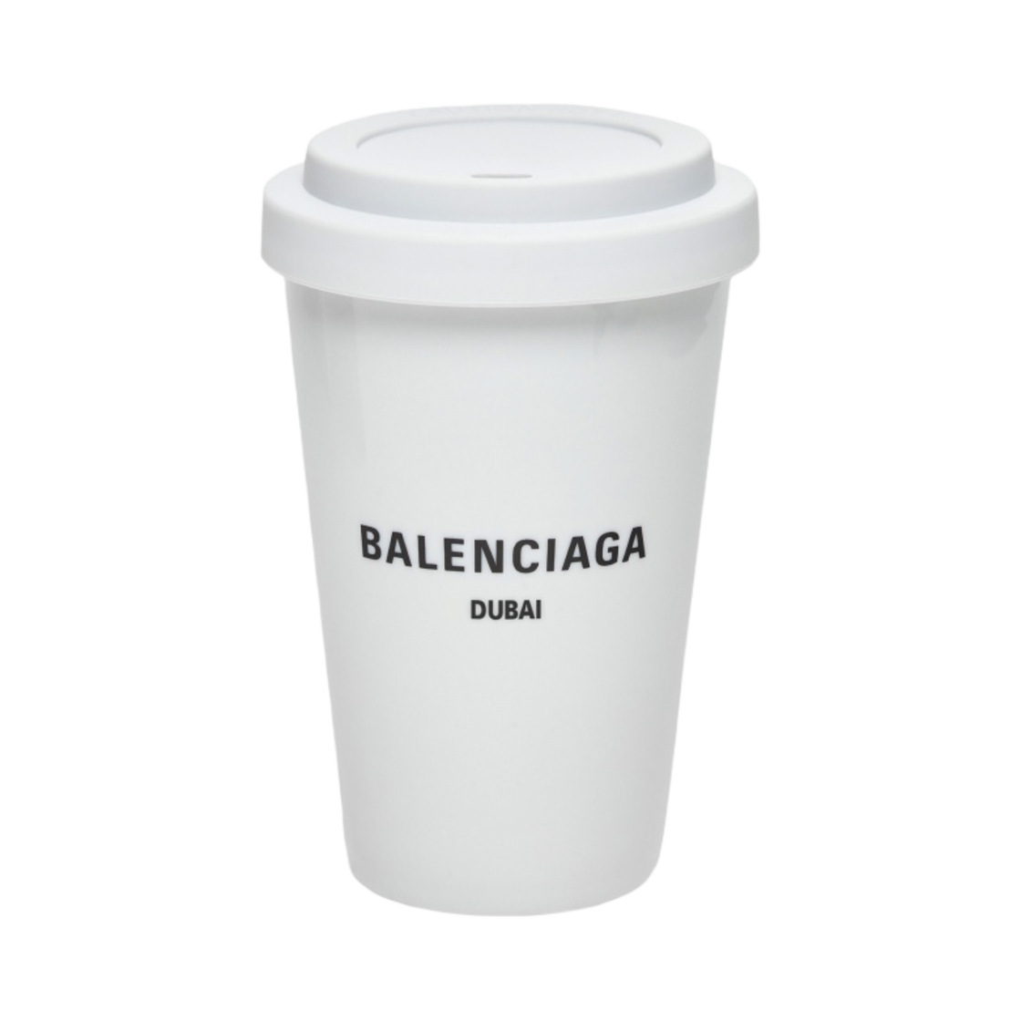 666275T01019008 Balenciaga Cities Dubai Coffee Cup White