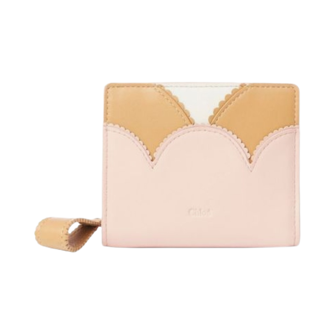 끌로에 린다 컴팩트 월렛 페일 블러쉬(Chloe Linda Compact Wallet Pale Blush)