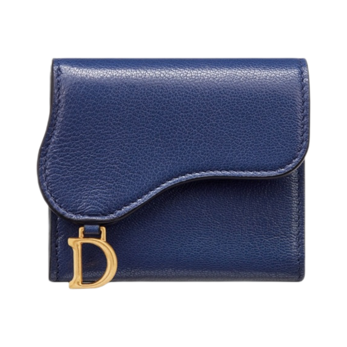 디올 새들 로터스 지갑 로얄 블루 고트스킨(Dior Saddle Lotus Wallet Royal Blue Goatskin) - 1