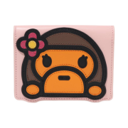 BAPE Baby Lisa Leather Wallet Pink