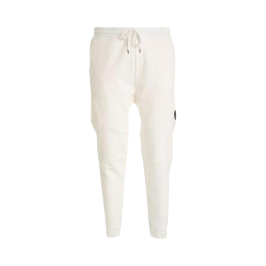 C.P. Company Diagonal Raised Fleece Utility Sweatpants Gauze White - 21SS