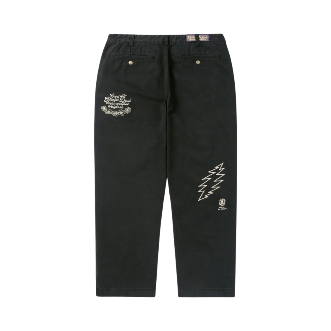 디스이즈네버댓 x 그레이트풀 데드 아이코노그래피 워크 팬츠 오프 블랙(Thisisneverthat x Grateful Dead Iconography Work Pants Off Black) - 2