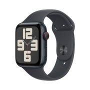 Apple Watch SE 44mm GPS Cellular Midnight Aluminium Case with Sport Band M/L Midnight (Korean Ver.)