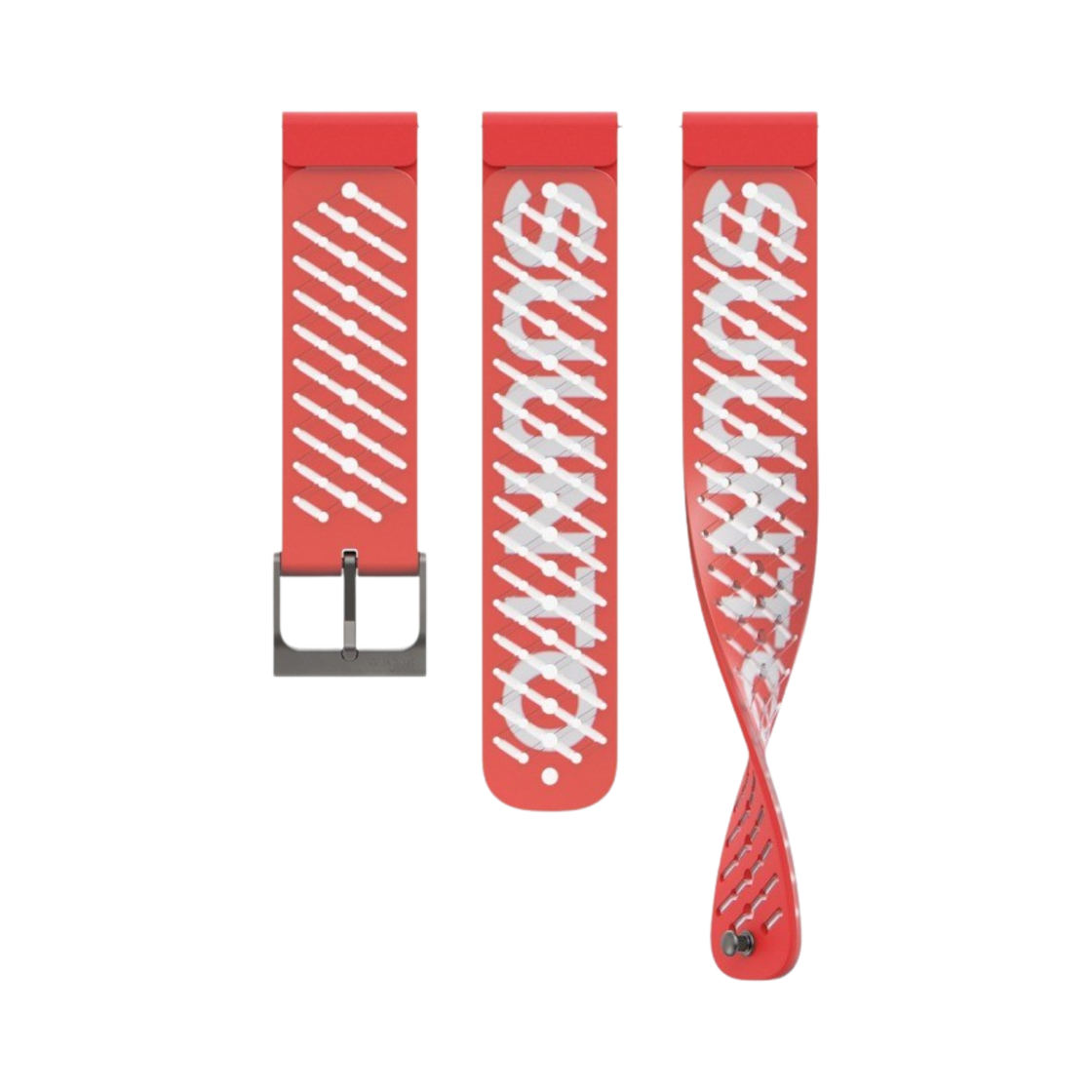 SS050962000 Suunto 22mm Athletic 5 Silicone Strap S & M Lava Red