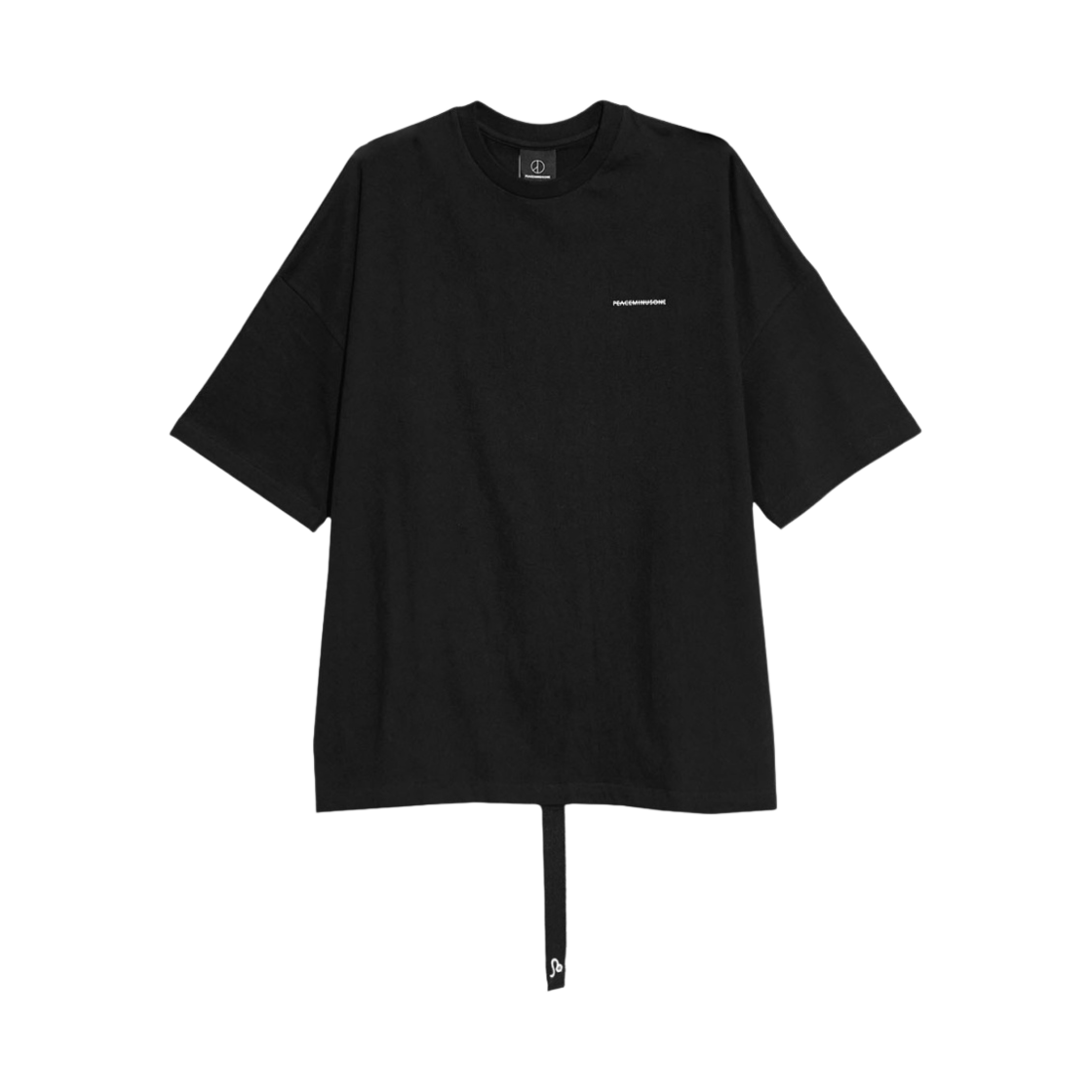 PMOTS072BK Peaceminusone Cotton T-Shirt #4 Black
