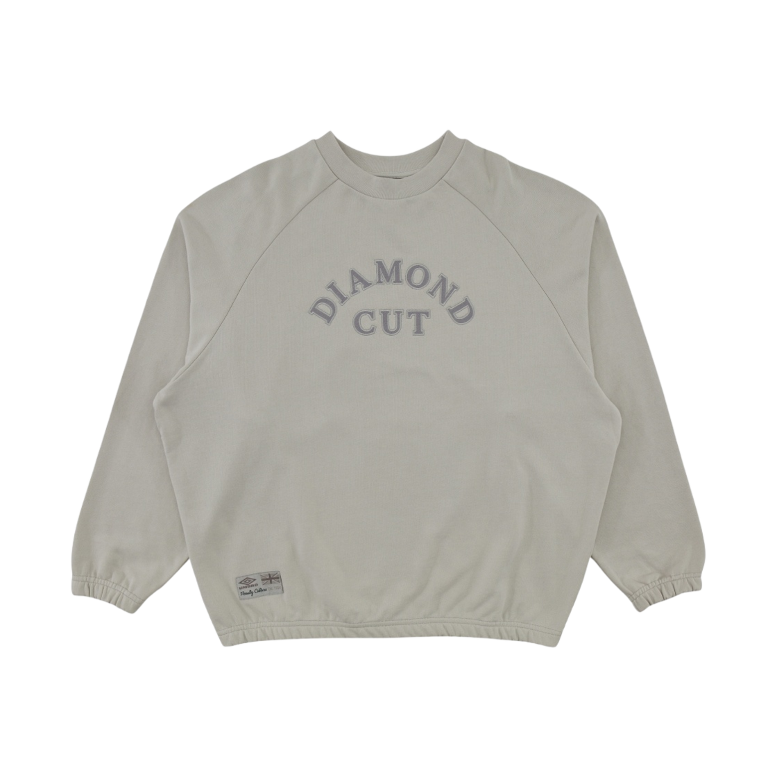 엄브로 x 슬램잼 래글런 크루넥 스웨트셔츠 그레이(Umbro x Slam Jam Raglan Crewneck Sweatshirt Grey) - 1