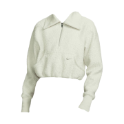 (W) Nike NSW High-Pile Fleece 1/2-Zip Top Sea Glass - Asia