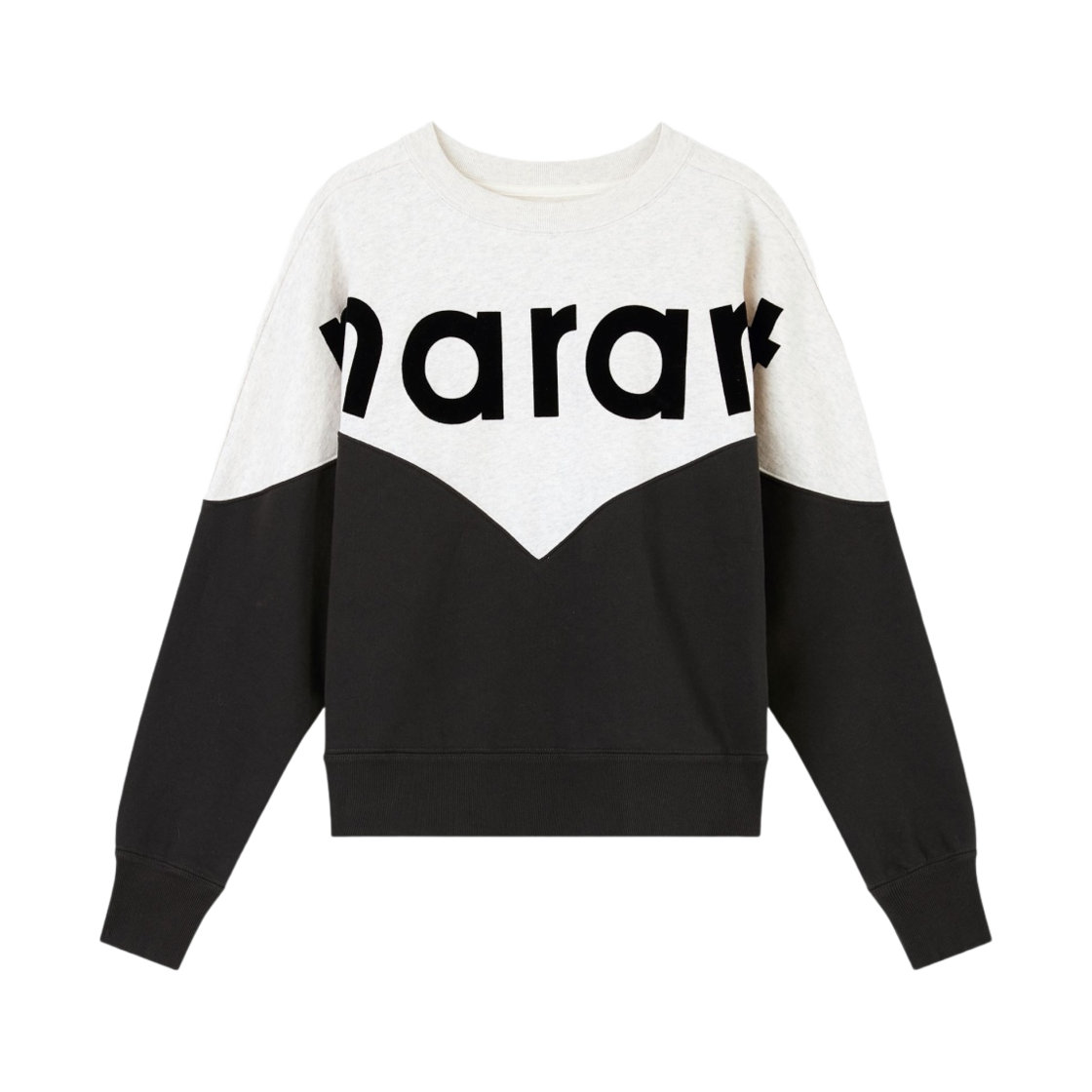 SW0255-00M018E-02FK (W) Isabel Marant Houston Sweatshirt Faded Black