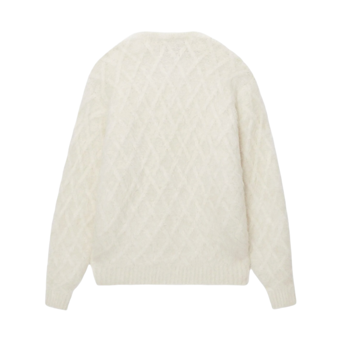 스투시 퍼지 래티스 크루 스웨터 아이스 | Stussy | KREAM