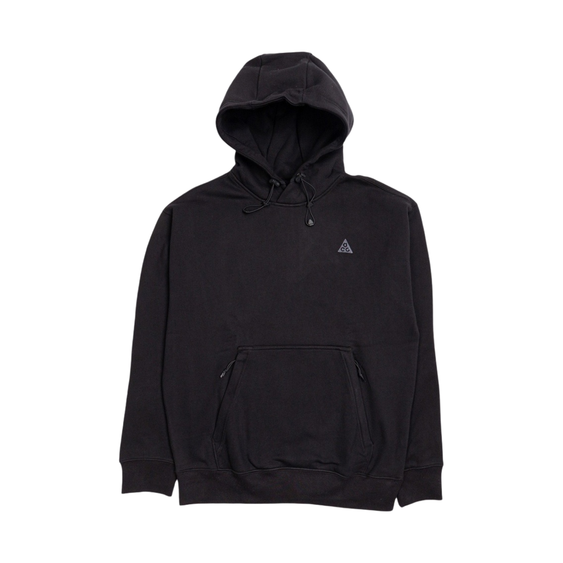 나이키 ACG 풀오버 플리스 후드 블랙 앤트러사이트 - 아시아(Nike ACG Pullover Fleece Hoodie Black Anthracite - Asia)