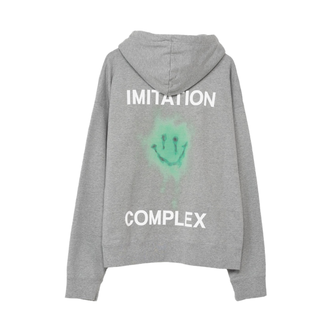 메종 미하라 야스히로 스마일리 페이스 프린티드 후드 그레이(Maison Mihara Yasuhiro Smily Face Printed Hoodie Gray) - 2