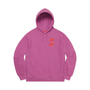 Supreme S Logo Hooded Sweatshirt Bright Purple - 20FW