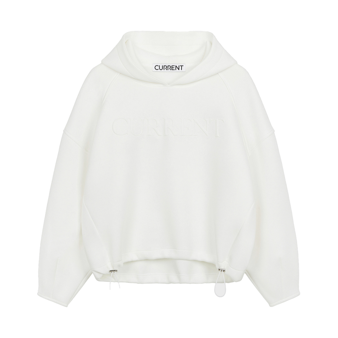CMSFCTLW01ECRE Current Neoplan Logo Embossed Hoodie Black