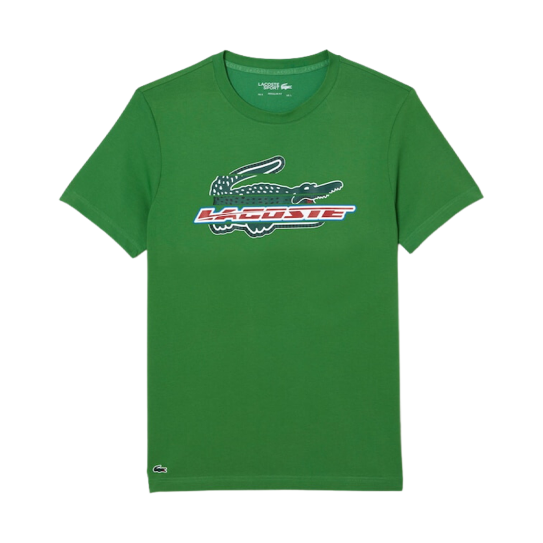 라코스테 뉴 아트 워크 티셔츠 그린(Lacoste New Art Work T-Shirt Green) - 1