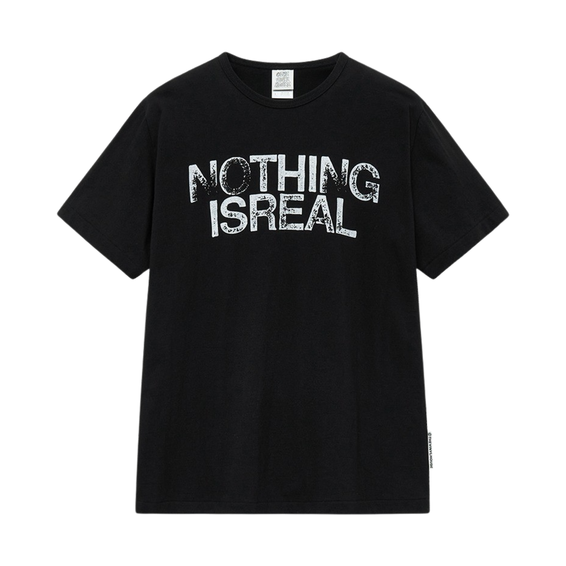 더바이닐하우스 낫띵 이즈 리얼 티셔츠 블랙(Thevinylhouse Nothing Is Real T-Shirt Black)