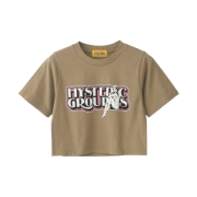 (W) Hysteric Glamour Hysteric Groupies Short T-Shirt Khaki