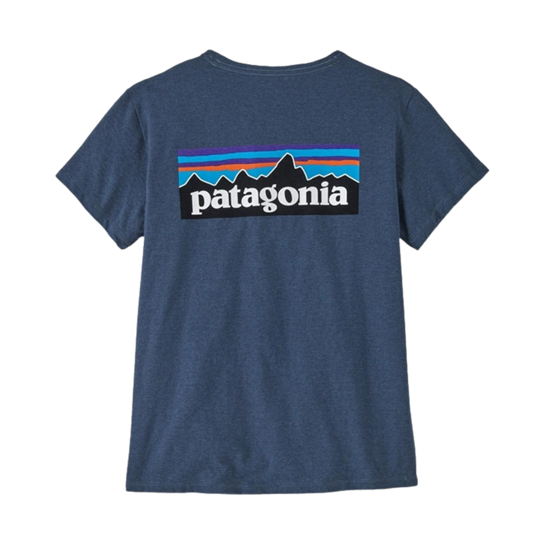 (W) 파타고니아 P-6 로고 리스폰시빌리티 유틸리티 블루((W) Patagonia P-6 Logo Responsibili-Tee Utility Blue) - 2
