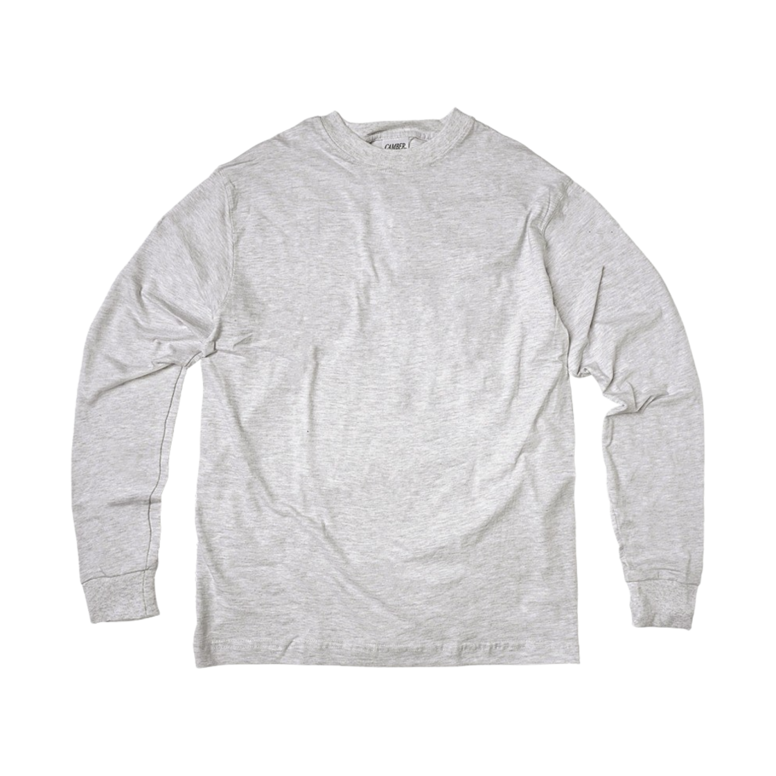 CU705FL2 Camber USA Finest Long Sleeve T-shirt Heather Gray