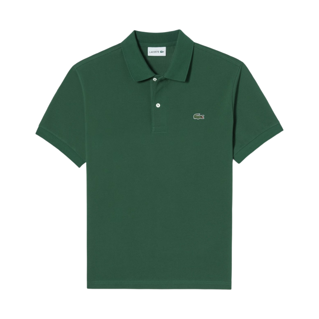 라코스테 프렌치 레귤러 핏 베이직 폴로 셔츠 그린(Lacoste French Regular Fit Basic Polo Shirt Green) - 1