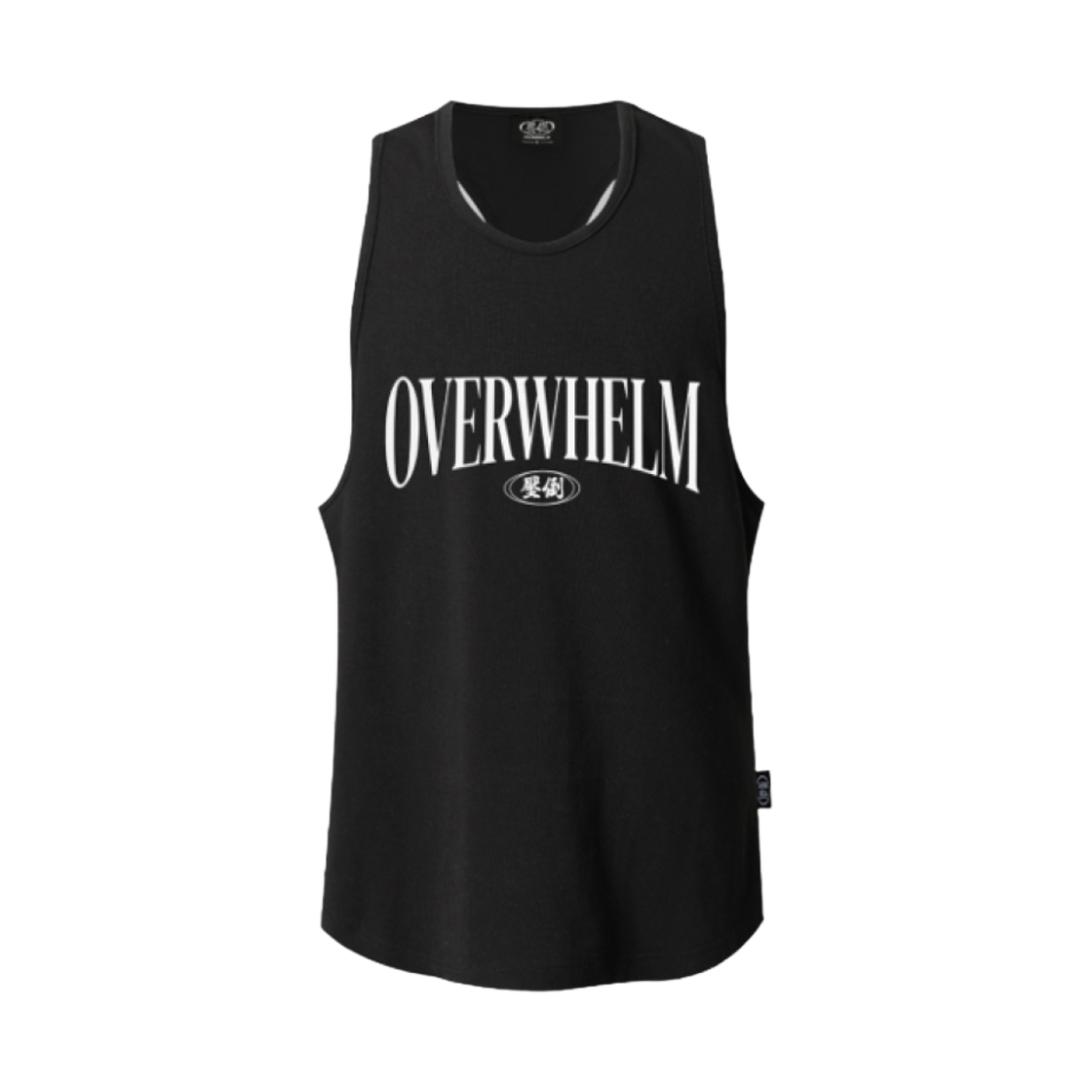 - Overwhelm Wide Logo Sleevelss Black