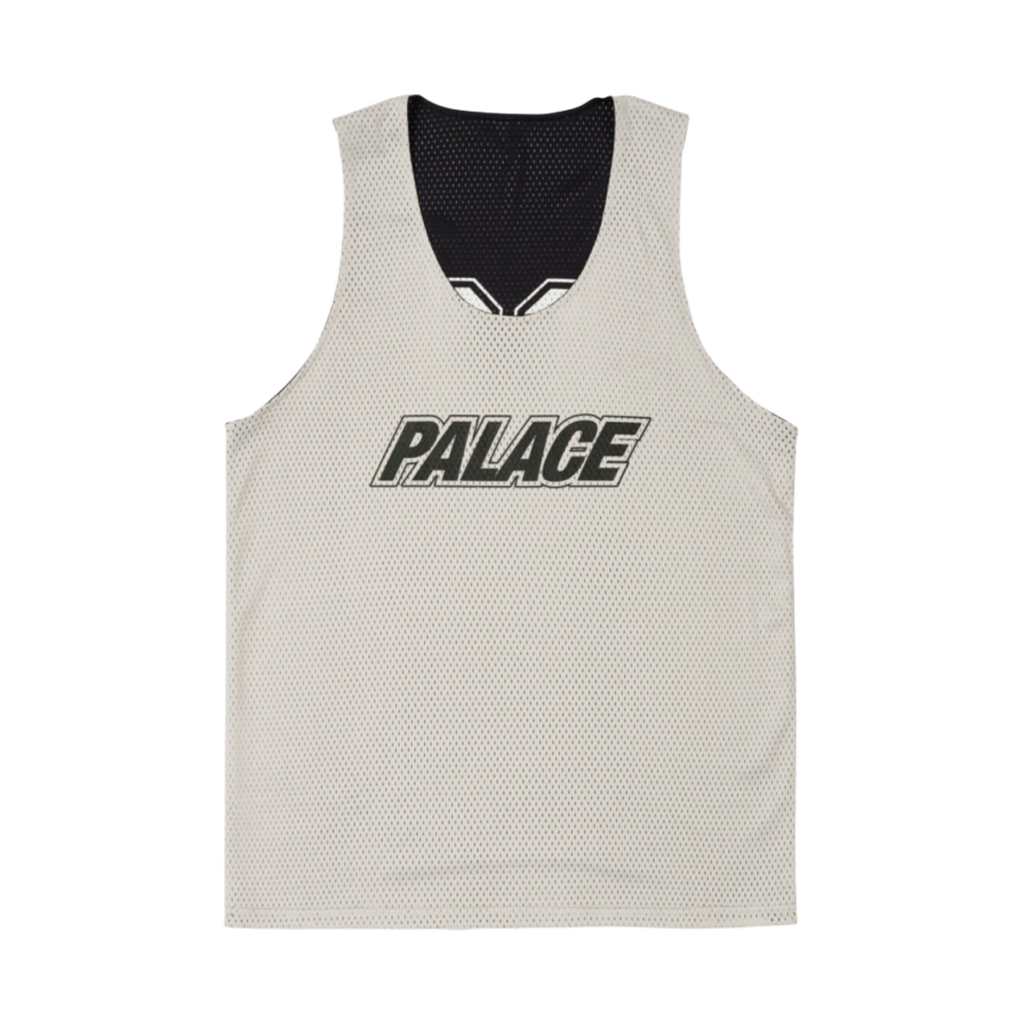 팔라스 메쉬 리버소 보더 베스트 블랙 - 24SS | Palace | KREAM