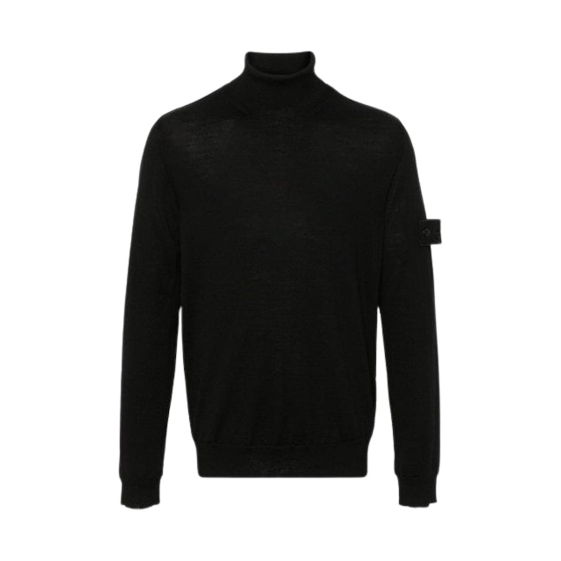 8115565FC-V0029 Stone Island 565FC Ghost RWS Wool Turtleneck Sweater Black - 24FW