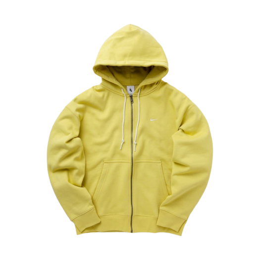 Nike NRG Solo Swoosh Full Zip Hoodie Saturn Gold - Asia