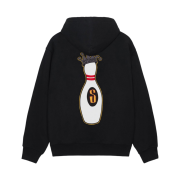 Stussy Kingpin Zip Hoodie Black