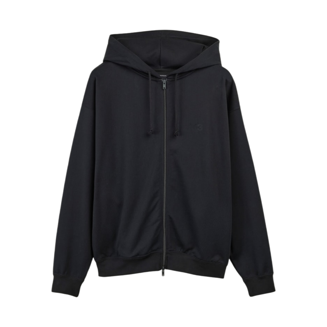 Y-3 프렌치 테리 집업 후드 블랙(Y-3 French Terry Zip Hoodie Black)