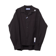 Maison Mihara Yasuhiro Instrumental Long Sleeve Oxford Shirt Black