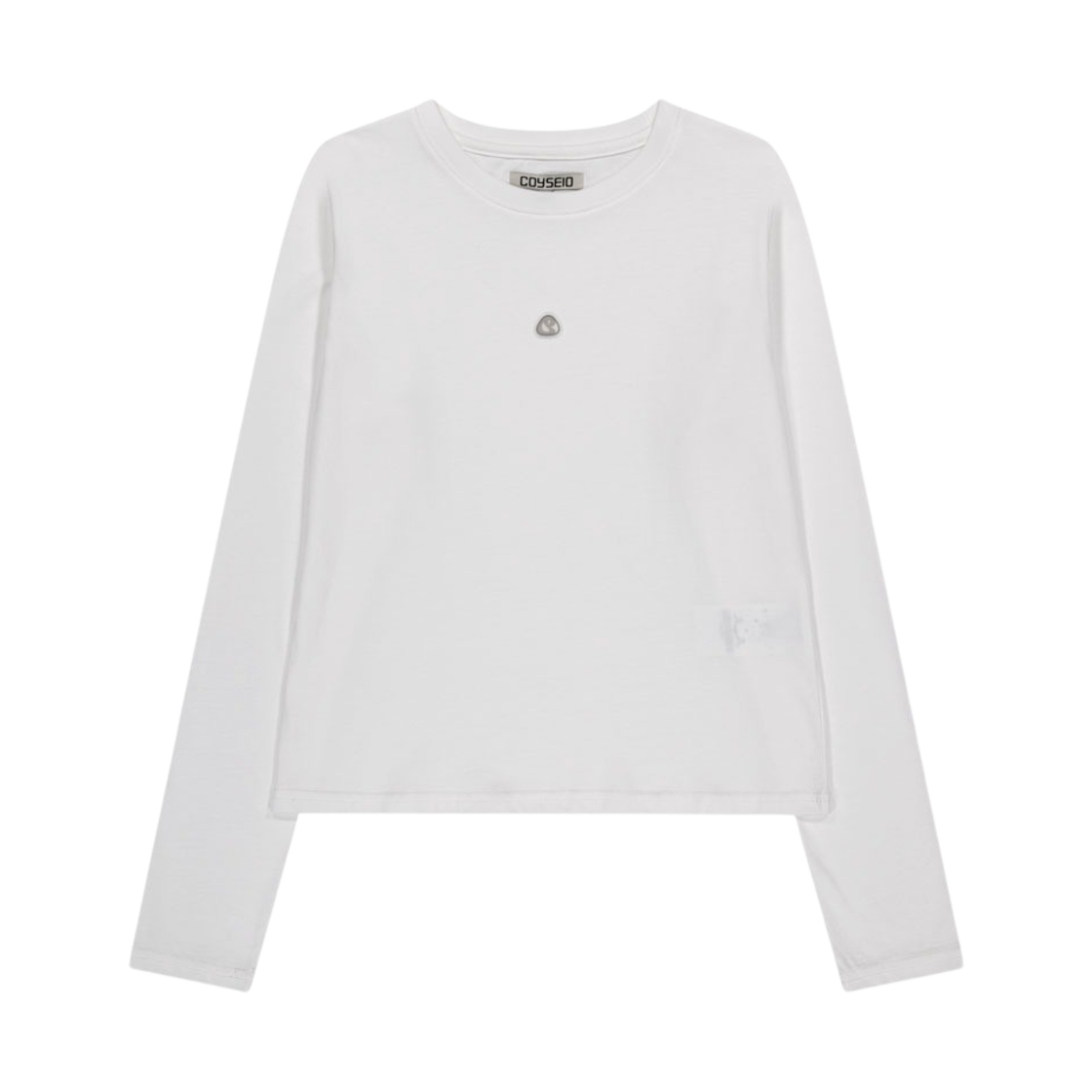 코이세이오 심볼 로고 롱슬리브 티셔츠 화이트
