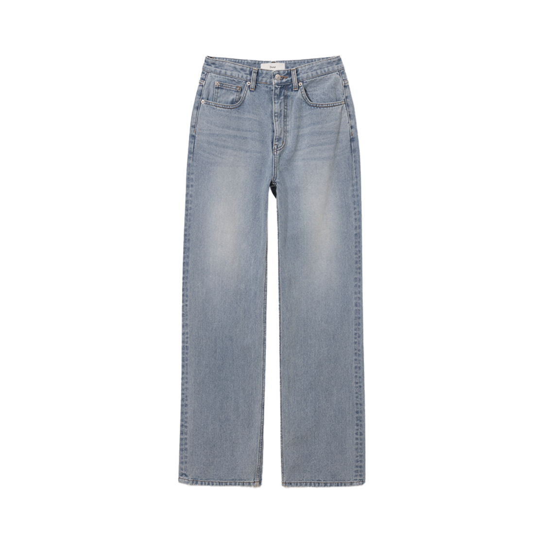 던스트 릴렉스드 와이드 진 라이트 블루(Dunst Relaxed Wide Jeans Light Blue)