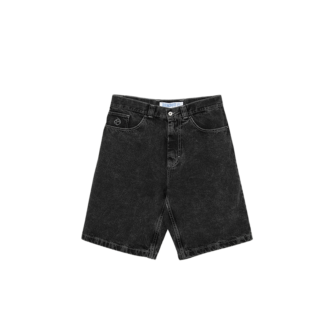 P000BGMU Polar Skate Co. Big Boy Shorts Silver Black