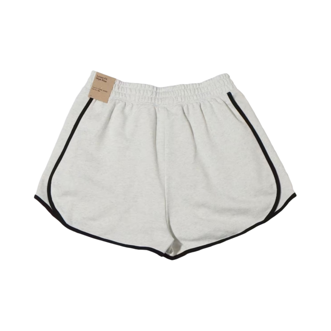 (W) 나이키 NSW 서카 플리스 하이 라이즈 쇼츠 포톤 더스트 - US/EU((W) Nike NSW Circa Fleece High Rise Shorts Photon Dust - US/EU) - 2