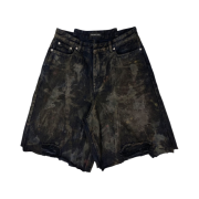 Project G/R Reworked Bermuda Shorts Black