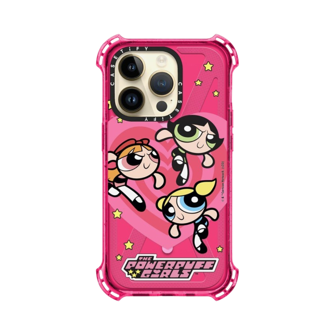 케이스티파이 x 파워퍼프걸 아이폰 하트 바운스 케이스 반투명 버블검(Casetify x The Powerpuff Girls iPhone Heart Bounce Case Sheer Bubblegum) - 4